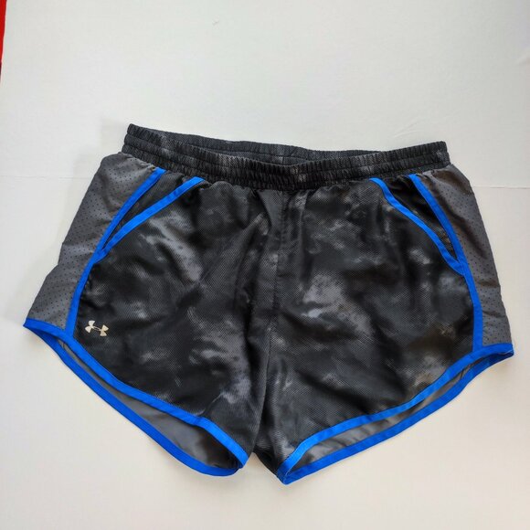 Under Armour HeatGear athletic short grey tie-dye women's size M - Picture 1 of 12